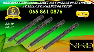Mercedes C220 Diesel Injectors For Sale On Exchange Or To Recon With Warranty