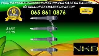 Ford Ranger 3.0 Diesel Injectors For Sale Or To Recon