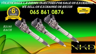 Volkswagen 1.6 Diesel Injectors For Sale On Exchange Or To Recon With Warranty