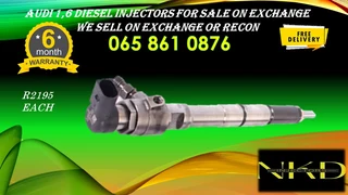 Audi 1.6 Diesel Injectors For Sale Or To Recon