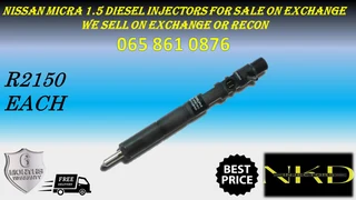 Nissan Micra 1.5 Diesel Injectors For Sale On Exchange With 6 Months Warranty