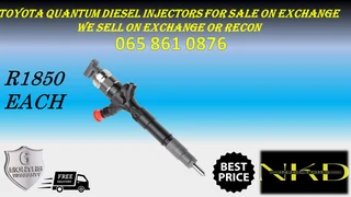 Toyota Quantum Diesel Injectors For Sale On Exchange Or To Recon