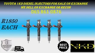 Toyota 1kd Diesel Injectors For Sale Or To Recon
