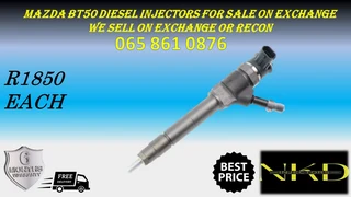 Mazda Bt50 Diesel Injectors For Sale On Exchange Or To Recon With Warranty