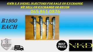 Gwm 2.8 Diesel Injectors For Sale On Exchange
