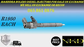 Mahindra Bolero Diesel Injectors For Sale Or To Recon With Warranty