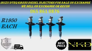 Isuzu Dteq Kb250 Diesel Injectors For Sale On Exchange With 6 Months Warranty