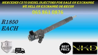 Mercedes C270 Diesel Injectors For Sale On Exchange Or To Recon