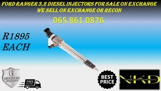 Ford Ranger 3.2 Diesel Injectors For Sale On Exchange With 6 Months Warranty