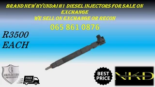 New Hyundai H1 Diesel Injectors For Sale Or To Recon