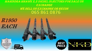 Mahindra Mhawk 2.2 Diesel Injectors For Sale On Exchange Or To Recon With Warranty