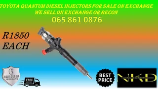 Toyota Quantum Diesel Injectors For Sale On Exchange Or To Recon