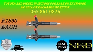 Toyota 2kd Diesel Injectors For Sale On Exchange