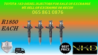 Toyota 1kd Diesel Injectors For Sale Or To Recon