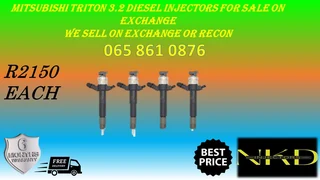 Mnitsubishi Triton 3.2 Diesel Injectors For Sale On Exchange Or To Recon With Warranty