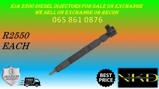 Kia 2500 Diesel Injectors For Sale Or To Recon