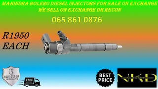 Mahindra Bolero Diesel Injectors For Sale On Exchange Or To Recon With Warranty