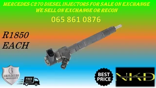 Mercedes C270 Diesel Injectors For Sale On Exchange Or To Recon