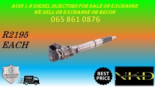 Audi 1.6 Diesel Injectors For Sale On Exchange Or To Recon