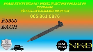 New Hyundai H1 Diesel Injectors For Sale On Exchange Or To Recon With Warranty