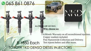 Toyota 1kd Diesel Injectors For Sale Or To Recon