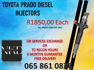 Toyota Prado Diesel Injectors For Sale On Exchange
