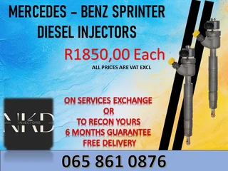Mercedes Benz Sprinter Diesel Injectors For Sale On Exchange Or To Recon
