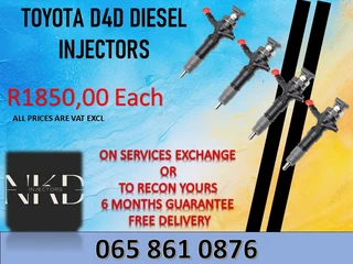 Toyota D4d Diesel Injectors For Sale On Exchange