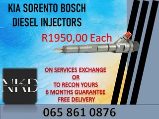 Kia Sorento Diesel Injectors For Sale Or To Recon