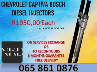 Chevrolet Captiva Diesel Injectors For Sale Or To Recon