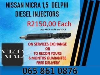 Nissan Micra 1.5 Diesel Injectors For Sale On Exchange With 6 Months Warranty