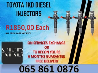 Toyota 1kd Diesel Injectors For Sale On Exchange