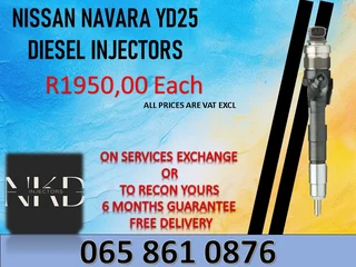 Nissan Navara Yd25 Diesel Injectors For Sale On Exchange With 6 Months Warranty