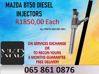 Mazda Bt50 Diesel Injectors For Sale On Exchange Or To Recon With Warranty