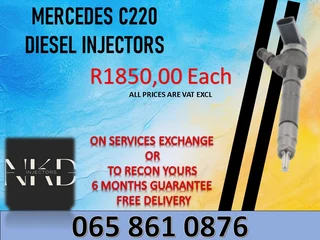 Mercedes C220 Diesel Injectors For Sale Or To Recon