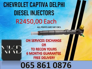 Chevrolet Captiva Diesel Injectors For Sale On Exchange With 6 Months Warranty
