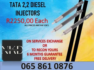 Tata 2.2 Diesel Injectors For Sale On Exchange Or To Recon
