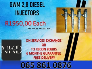 Gwm 2.8 Diesel Injectors For Sale On Exchange Or To Recon
