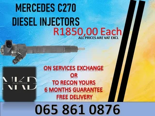 Mercedes C270 Diesel Injectors For Sale On Exchange Or To Recon