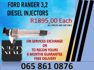 Ford Ranger 3.2 Diesel Injectors For Sale On Exchnage With 6 Months Warranty