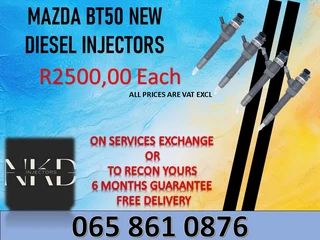 Mazda Bt50 New Diesel Injectors For Sale Or To Recon
