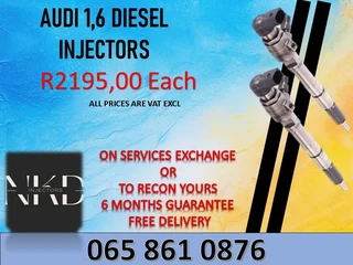 Audi 1.6 Diesel Injectors For Sale Or To Recon