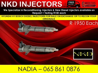 Hyundai H1 Bosch Diesel Injectors For Sale Or Recon