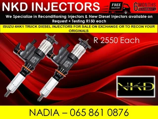 Isuzu 4hk1 Diesel Injectors For Sale Or Recon