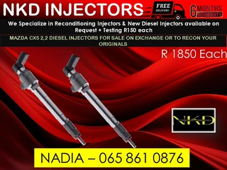 Mazda Cx5 Diesel Injectors For Sale On Service Exchange Or Recon