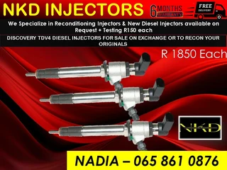 Discovery Tdv4 Diesel Injectors For Sale Or Recon With Warranty