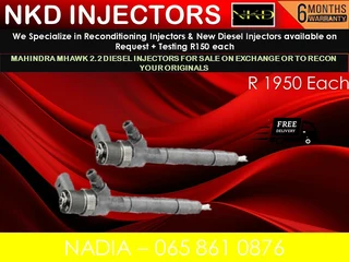 Mahindra Mhawk Diesel Injectors For Sale Or Recon