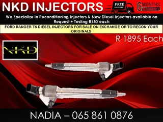 Ford Ranger T6 Diesel Injectors For Sale Or Recon