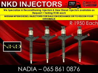 Nissan Np300 Diesel Injectors For Sale Or Recon With Test Reports