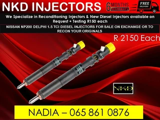 Nissan Np200 Diesel Injectors For Sale.